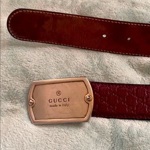 Gucci leather belt size 100